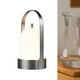 thumbnail image 5 of Lámpara De Noche Portátil Lámpara De Mesa De Estilo Nórdico Lámpara De Noche De Transporte Inalámbrico Lámpara De Mesa Con Control Táctil Lámpara Moderna Superficie Plateada Para Dormitorio Sala Eigraketly HA024941-01, 5 of 6
