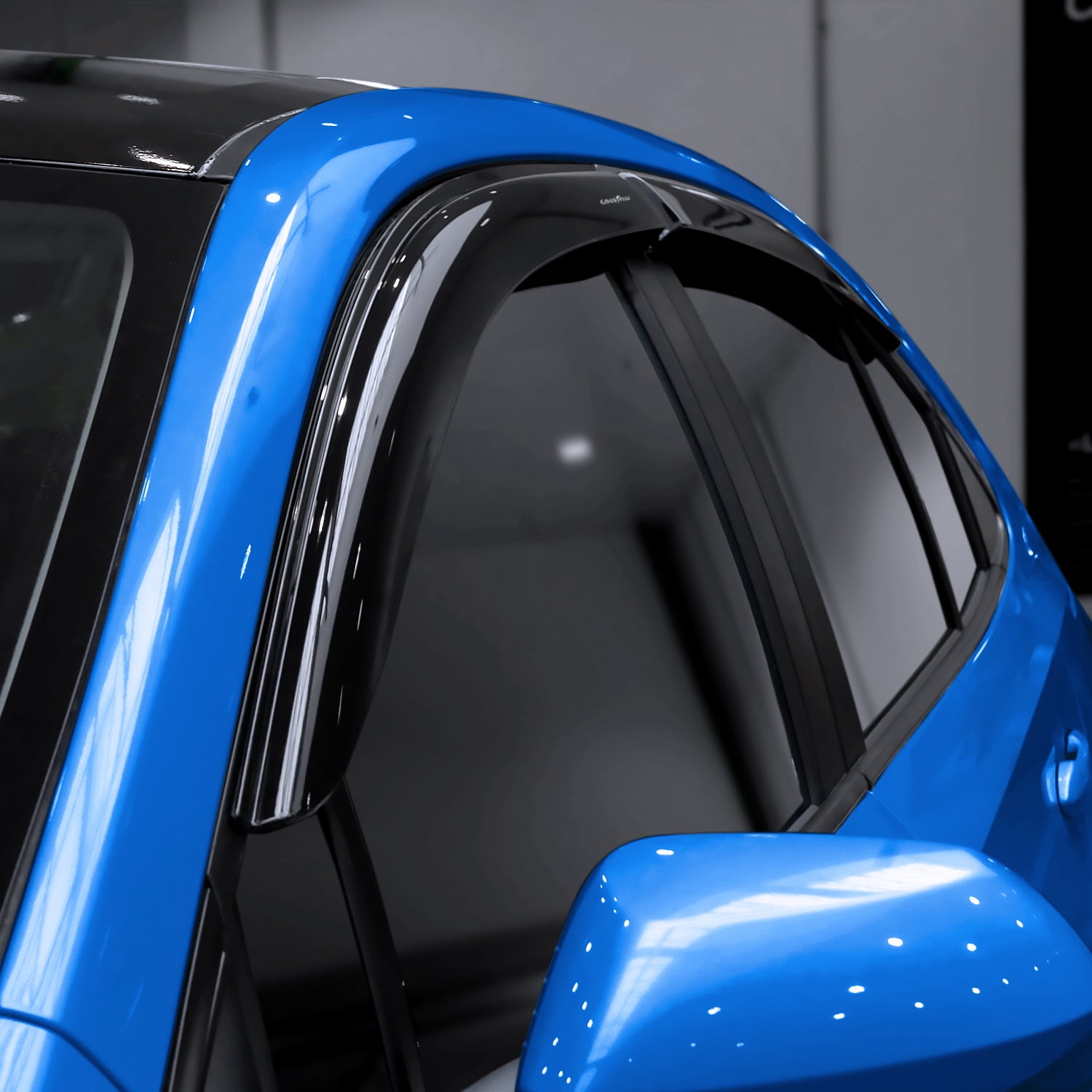 Goodyear Shatterproof Window Deflectors for Toyota Corolla 2020-2025 Sedan, Tape-on Rain Guards, Window Visors, Vent Deflector Visor, Car Accessories, 4 pcs. - GY008731