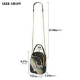 thumbnail image 2 of FORMRS Crossbody Bag for Women Quilted Travel Shoulder Cell Phone Purse with Chain Strap Handbag, Colorful White, 2 of 7