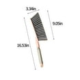 thumbnail image 3 of RBCKVXZ Hand Broom Cleaning Brush Soft Bristle Hand Brush Plastic Counter Duster Household Multifunction Dusting Brush with Long Handle for Cleaning Bed Car Sofa Furniture Clothes Carpet 16.5"(Pink), 3 of 7