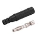 thumbnail image 3 of Conectores tipo banana de metal 10 unidades NikouMX Enchufe aislado Conector macho, 3 of 8