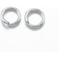 thumbnail image 2 of 2000pcs Stainless Steel Open Jump Rings O Ring Closed but Unsoldered Split Rings Metal Connector Loops for DIY Jewelry Keychain Making 2mm Inner Diameter, 2 of 2
