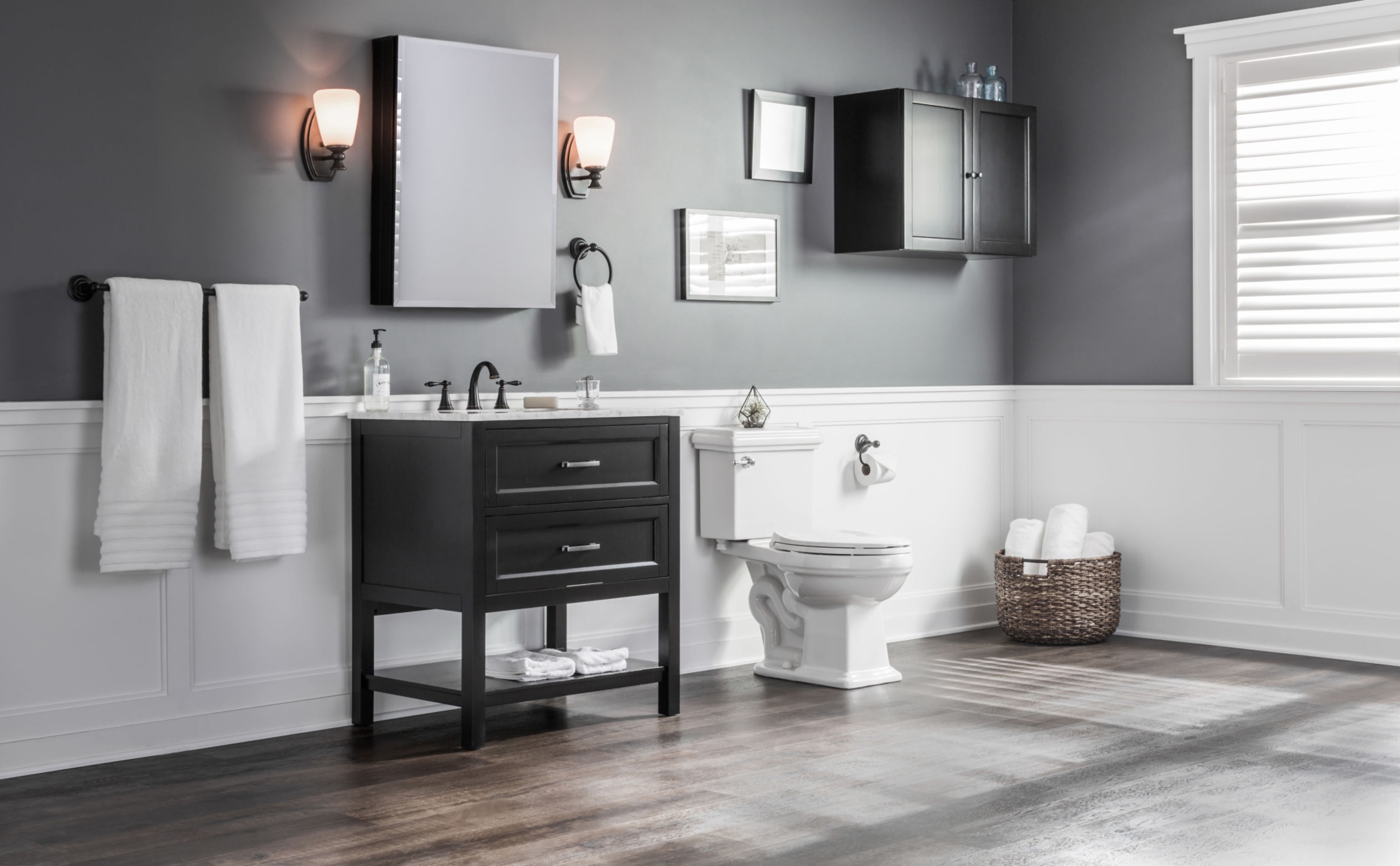 sure-loc hardware boulder single post wall mount toilet paper holder