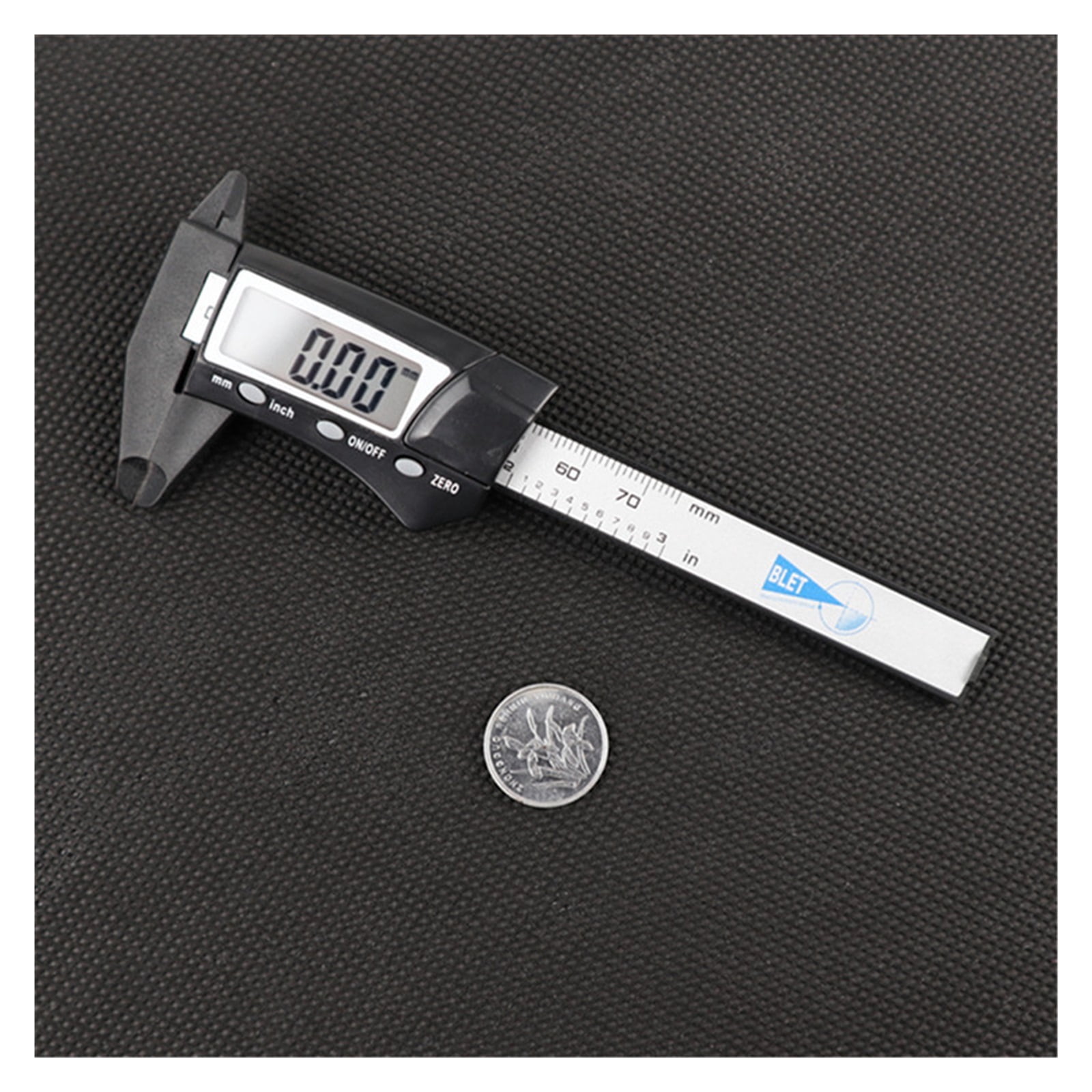 Vernier Calipers Plastic Gauge Micrometer Ruler Measuring Tools Instrument 70mm Electronic Digital Caliper Carbon Fibre ,Complete Kit