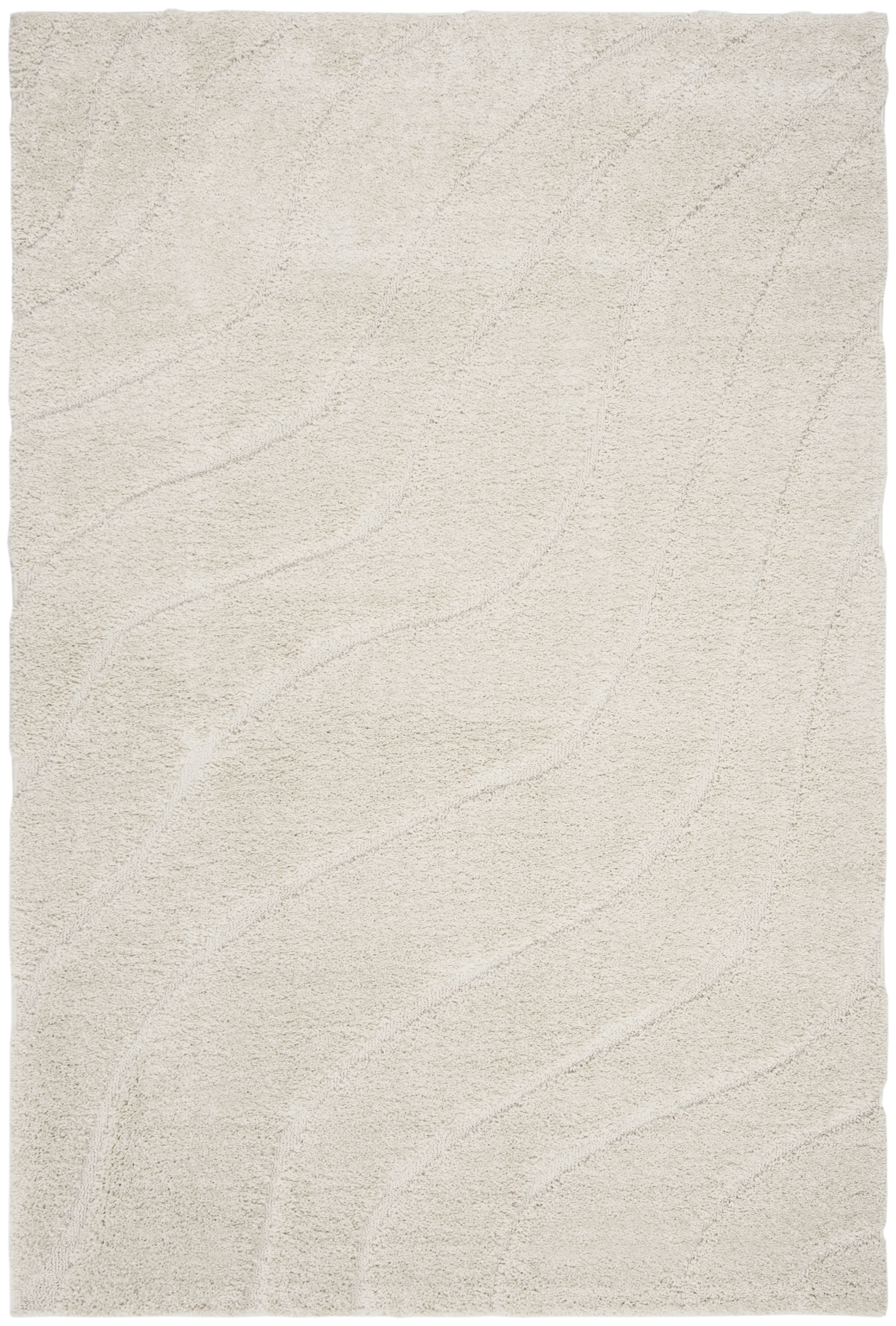 Safavieh Florida Tabitha Geometric Shag Area Rug, Creme, 6' x 8'