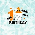 thumbnail image 4 of Inktastic 1st Birthday with Ghost and Bats Halloween Boys or Girls Baby Bodysuit, 4 of 5