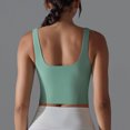 thumbnail image 7 of Zynviq 70s Tops for Women Cropped Sleeveless Round Neck Solid Yoga Shapewear Tank Tops Ladies T Shirts M, 7 of 7