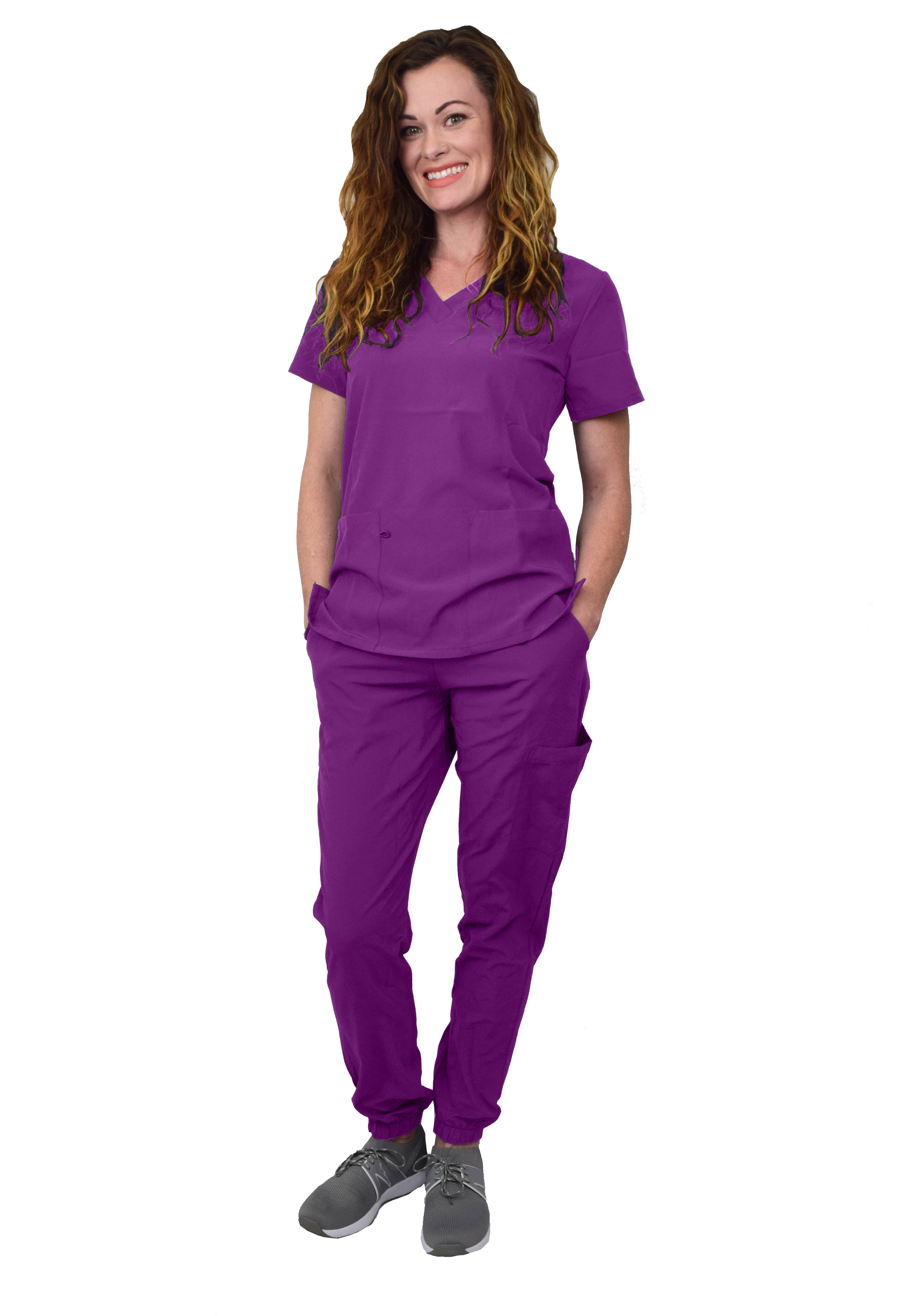 Women's Medical Nursing Jogger Scrub Set GT 4FLEX Top and Pant