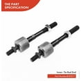thumbnail image 3 of A-Premium 6Pcs Suspension Kit Inner Outer Tie Rod End Ball Joint Compatible with Honda Civic CRX 1988-1991, 3 of 8