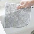 thumbnail image 4 of 20pcs Multipurpose Wire Dishwashing Rags For Wet And Dry, Non-scratch Wire Dishcloth, Steel Wire Di, 4 of 5