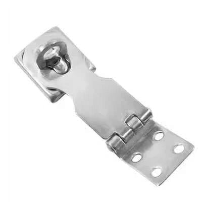 ISURE MARINE Boat 304 Stainless Steel 93mm Hinge Swivel Cabinet Door Hatch Clasp Eye Locking Safety Hasp Latch Hardware