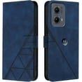 thumbnail image 2 of Wallet Case for Motorola Moto Edge 5G 2024 Case Leather with Kickstand Card Slots Phone Case Durable Magnetic Closure Shockproof Protective Cover for Moto Edge 5G 2024 Blue YBS, 2 of 8