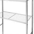 HoneyCanDo 4Tier OverTheToilet Chrome Shelving Unit