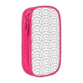 thumbnail image 1 of Large Storage Pencil Case, Seamless Geometric Art Pattern with Zipper Large Capacity Pen Bag, 1 of 8