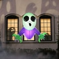 thumbnail image 4 of (2 Pack) Décorations d'Halloween Accessoires Gonflables Effrayants pour Fenêtres Ornement de Bureau Figurines Alien Festif Maison, 4 of 9