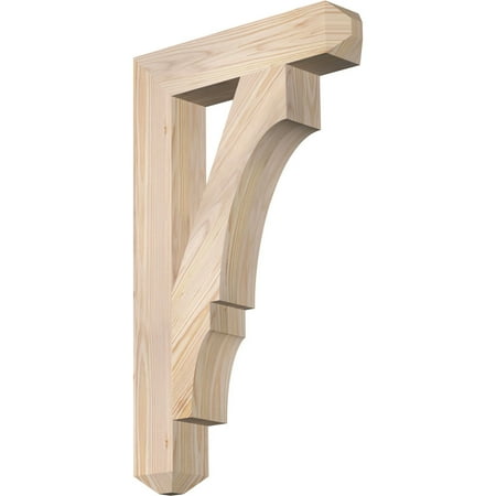 

Ekena Millwork 3 1/2 W x 18 D x 30 H Balboa Craftsman Smooth Bracket Douglas Fir