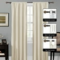 thumbnail image 6 of Urbanest 5/8" Single Telescoping Curtain Rod with Volle Finials, Bronze Gold, 28"-84", 6 of 8