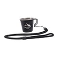 thumbnail image 3 of Taza de camping con asa, de acero inoxidable, portátil, para café o té. Estilo C, 3 of 9