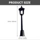 thumbnail image 3 of 10Pcs Mini House Street Light Models Miniature Street Lamps Decorative Street Light Models, 3 of 4