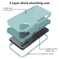 thumbnail image 2 of Dteck for Samsung Galaxy A13 5G Case, Slim Pocket-Friendly Hybrid Silicone Bumper Shockproof Tough Rugged Case,Mint, 2 of 6