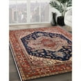 thumbnail image 3 of Ahgly Company Machine Washable Indoor Rectangle Industrial Modern Camel Brown Area Rugs, 6' x 9', 3 of 7
