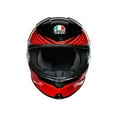 thumbnail image 3 of AGV K6 Rush Motorcycle Helmet Black/Red MD/LG, 3 of 6