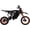 48V-Black&Orange, variant on Motorized Dirt Bike for Teens & Adults,3500W Peak Motor,48V 23Ah Battery,38 MPH Maximum Speed,53 Miles Range,Dual Hydraulic Suspension,14"/12" Off-Road Tires