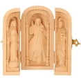 thumbnail image 1 of Miangastore Creative Retro Wood Catholicism Statue Box Desktop Catholicism Sculpture Figurine, 1 of 9