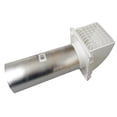 thumbnail image 2 of Deflect-O Universal 4" Wide Mouth Vent Hood with White Bird Guard, RVHAW4, 2 of 4