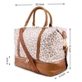 thumbnail image 2 of Gearonic Unisex 15 in Weekender Duffel Bag with Shoe Compartment, Leopard, 2 of 7