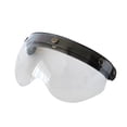 thumbnail image 2 of Motorcycle -UV -Scratch Helmets Lens Retro Visor Wind Lens Universal for Standard 3-Snap Open Face Helmets, 2 of 7