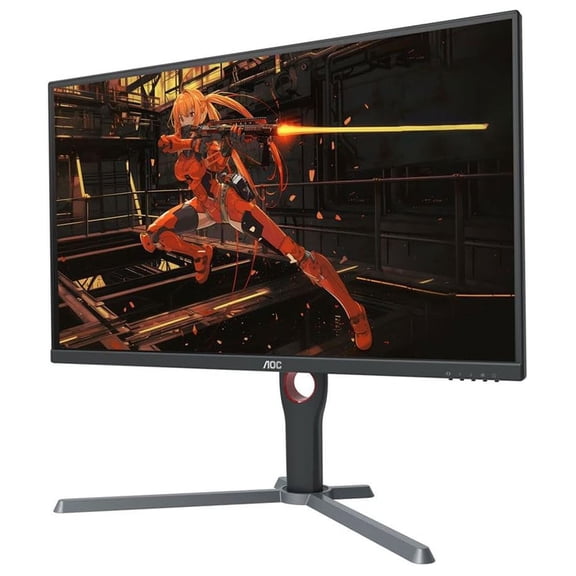 Restored AOC C27G4HX2 27" Curved Frameless Ultra-Fast Gaming Monitor, FHD 1080p, 0.3ms HDMI 200HZ Refresh Rate, Black