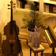 thumbnail image 2 of Juguete de casas de madera de jardín de Villa con decoración de muebles de Piano regalo para niños y adultos Tmvgtek libre de BPA, 2 of 7