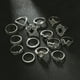 thumbnail image 2 of Arriba Set Vintage Anillos Mujeres Azul Bohemio Anillos de Plata 15pcs/Set Stack Rings, 2 of 7