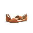thumbnail image 2 of Women Ankle Strap Casual D'Orsay Pointed Plain Ballet Comfort Soft Slip On Outdoor Valentine's Day Flats Shoes, 2 of 4