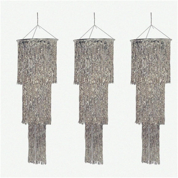Lustres Trio Lumière Stellaire Scintillante - Parfaits pour les Décorations et Récompenses du Nouvel An Fournitures de Fête