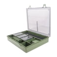 thumbnail image 3 of Bandejas para aparejos con divisores extraíbles, caja de aparejos, organizador resistente de herramientas de pesca, juego de equipo de pesca para, 3 of 8