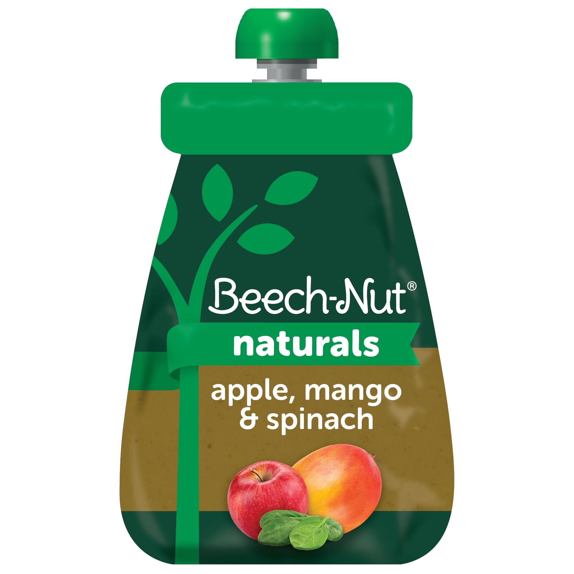 Beech Nut Naturals Stage 2 Apple Mango Spinach Baby Food 3 5 Oz 