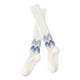 thumbnail image 4 of Calcetines hasta el muslo Yinane para mujer Azul, 4 of 8