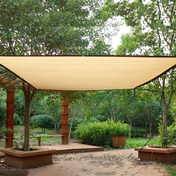 Toldo De Vela De Sombra Rectangular De Fácil Gris | Envío Gratis