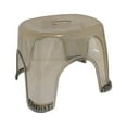 thumbnail image 4 of GROWTH TANK Acrylic Bathroom Stool Small Portable Clear Square Stool Shoe Changing Stool for L, 4 of 9