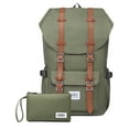 thumbnail image 1 of KAUKKO School Travel mochila para universidad flexible con portátil para 15",22L(Nylon/Verde) KAUKKO  EP5green[2pcs], 1 of 5