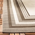 thumbnail image 4 of Safavieh Courtyard Phoebe Bordered Indoor/Outdoor Area Rug, Beige/Dark Beige, 8' x 11', 4 of 9
