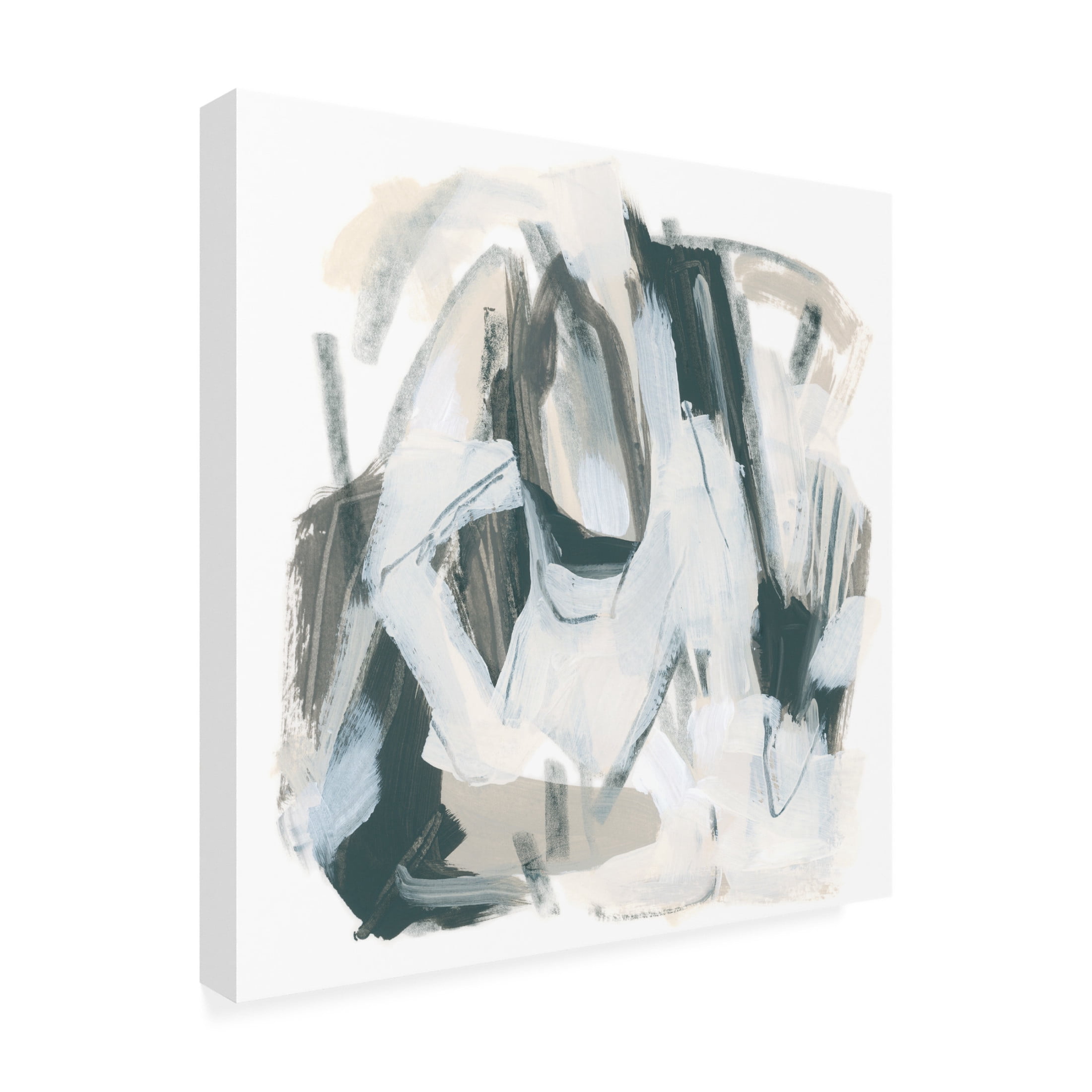 Canvas Wall Art - June Erica Vess 'Neutral Capacity IV' Wall Art for Living Room, Bedroom, or Office Décor by Trademark Fine Art - 35 x 35 Inches