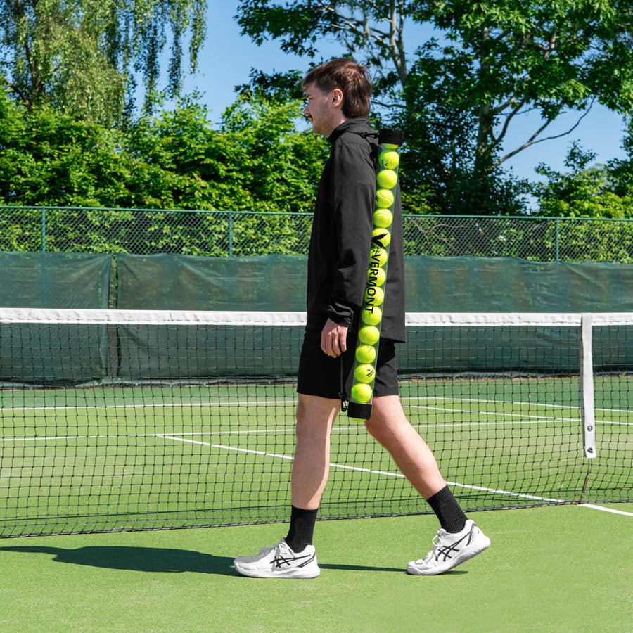 Vermont Tennis Ball Pick-up Tube [15 Ball Capacity] – Effortless Tennis Ball Collection