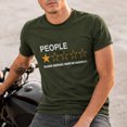 thumbnail image 3 of Jollimate People 1 Star Rating Shirt, Funny Introvert Graphic Tee, Sarcastic Gift for Men, 3 of 5