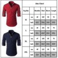 thumbnail image 3 of MensLongSleeveT-shirtZipUpCasualSlimFitStand-collarShirtsTops, 3 of 3