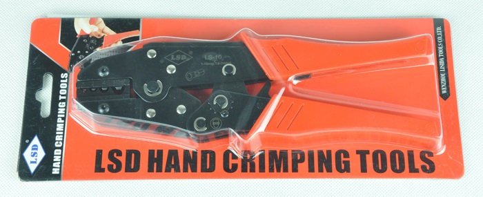 Hand Crimping Tool for 1-10mm² Non-insulated Cable Links,Manual Ratchet Hose Crimping Pliers ,Durability That Lasts