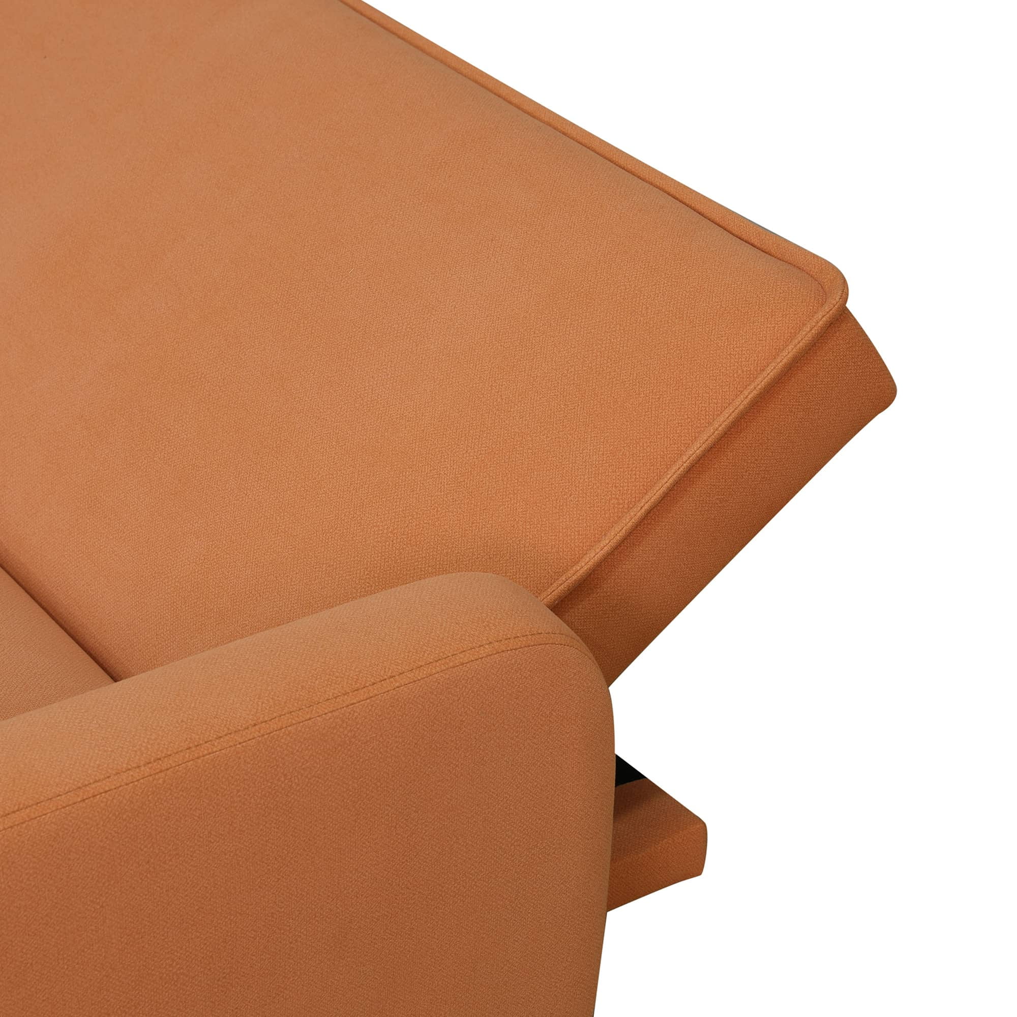 MAYEERTY Orange Calico Living Room Sofabed