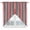 Black Red, variant on Swag Valance Curtains for Windows, Navy Blue Stripe Light Filtering Kitchen Curtains with Rod Pocket, Geometric Grey White Vertical Striped Window Treatment Valances for Living Room, 36x63 - 2 PCS